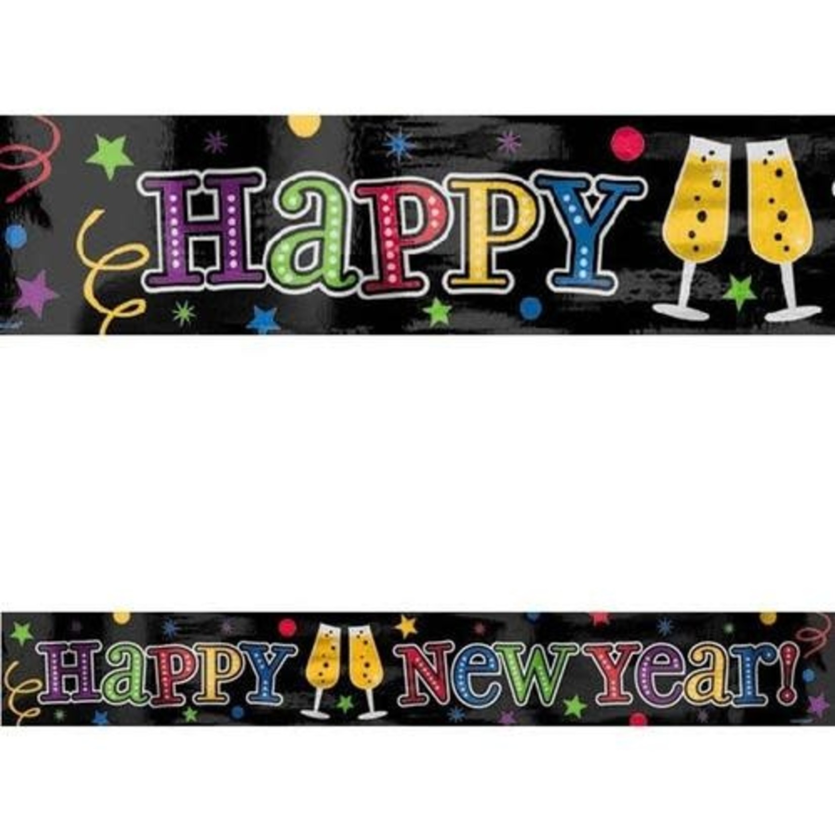 Amscan 9FT - Happy New Year Foil Banner