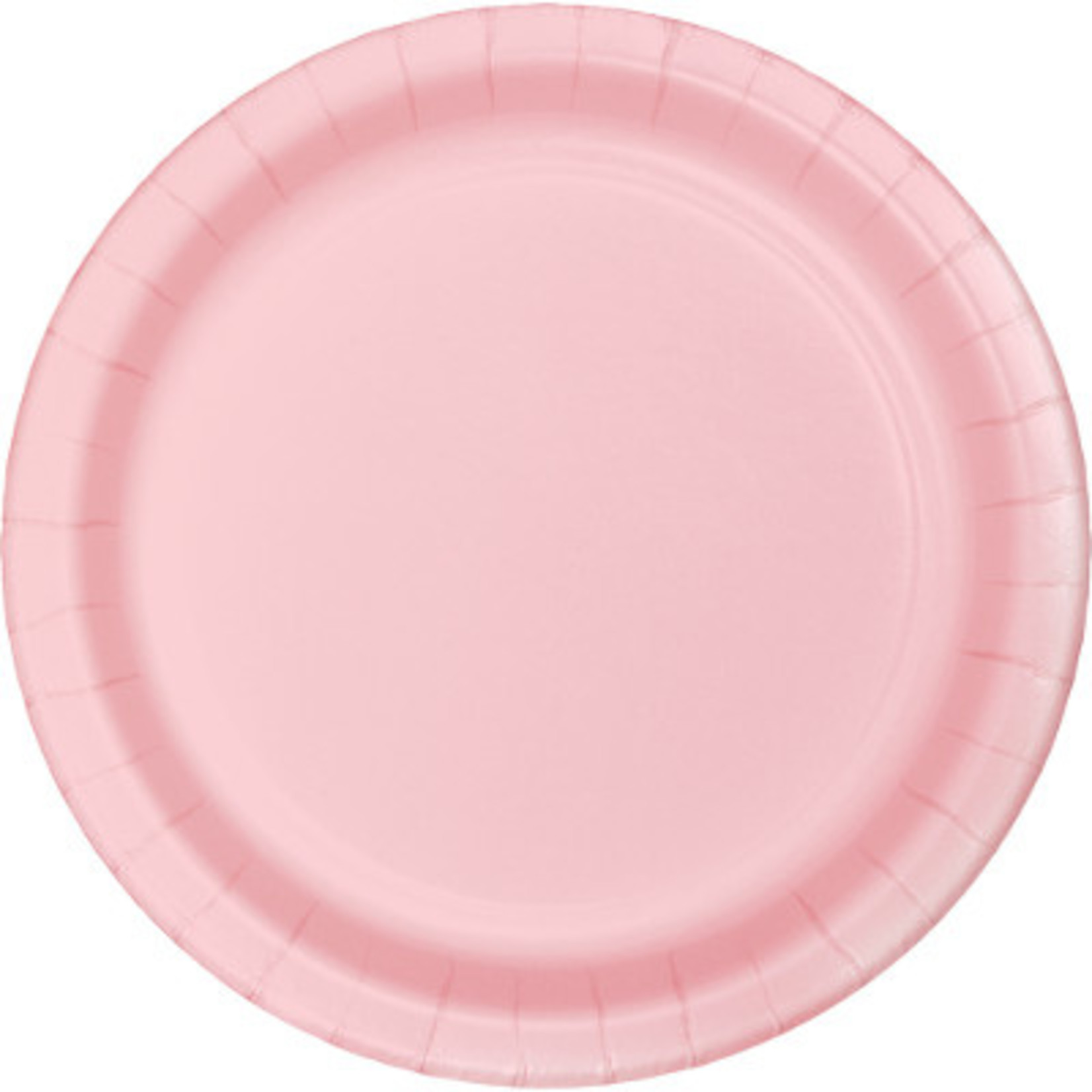 Touch of Color 7" Classic Pink Paper Plates - 24ct.
