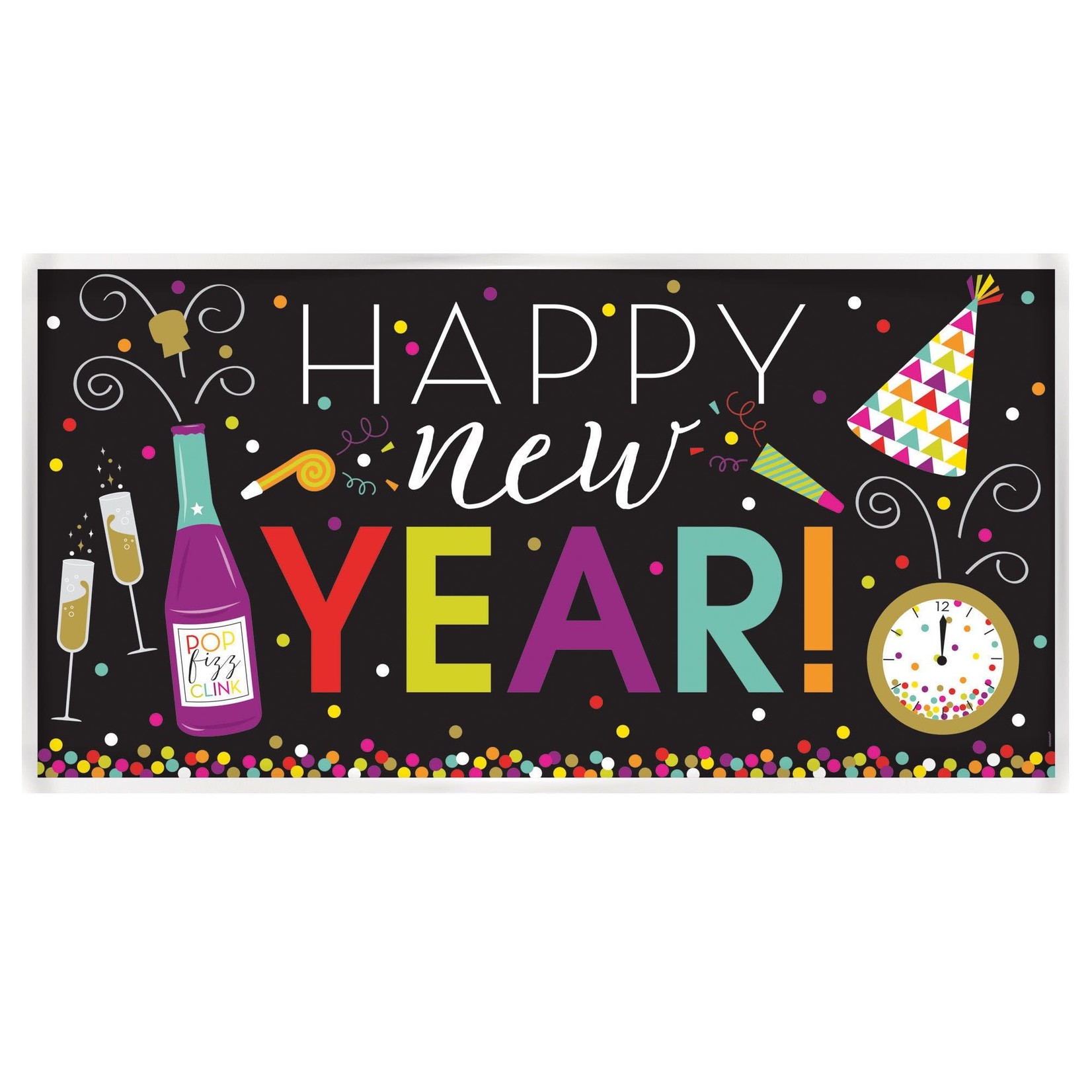 Amscan Happy New Year Banner (33.5" X 65")