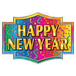 Beistle Happy New Year Cutout