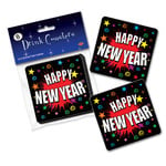 Beistle New Years Drink Coasters