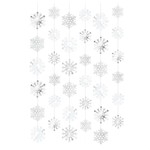 Amscan 7' Snowflake Hanging String Decorations - 6ct.