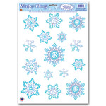Beistle Snowflake Window Clings - 15ct.