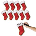 Beistle Christmas Stocking Mini Cutouts - 10ct.