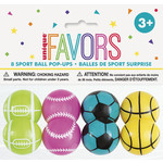 unique Sport Ball Pop Ups - 8ct.