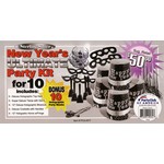 party club Silver New Years Ultimate Party Kit For 10