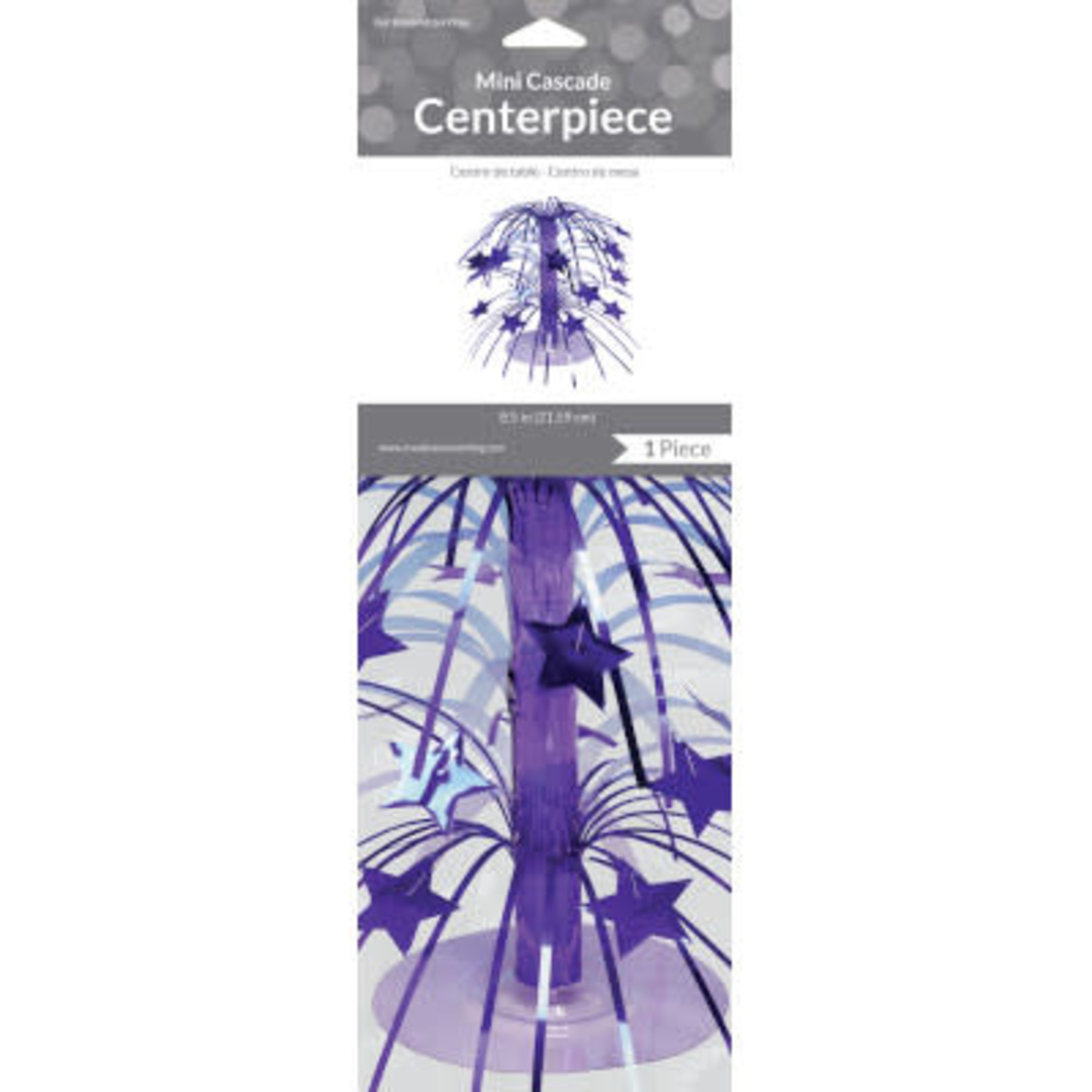 Creative Converting Purple Mini Star Centerpiece