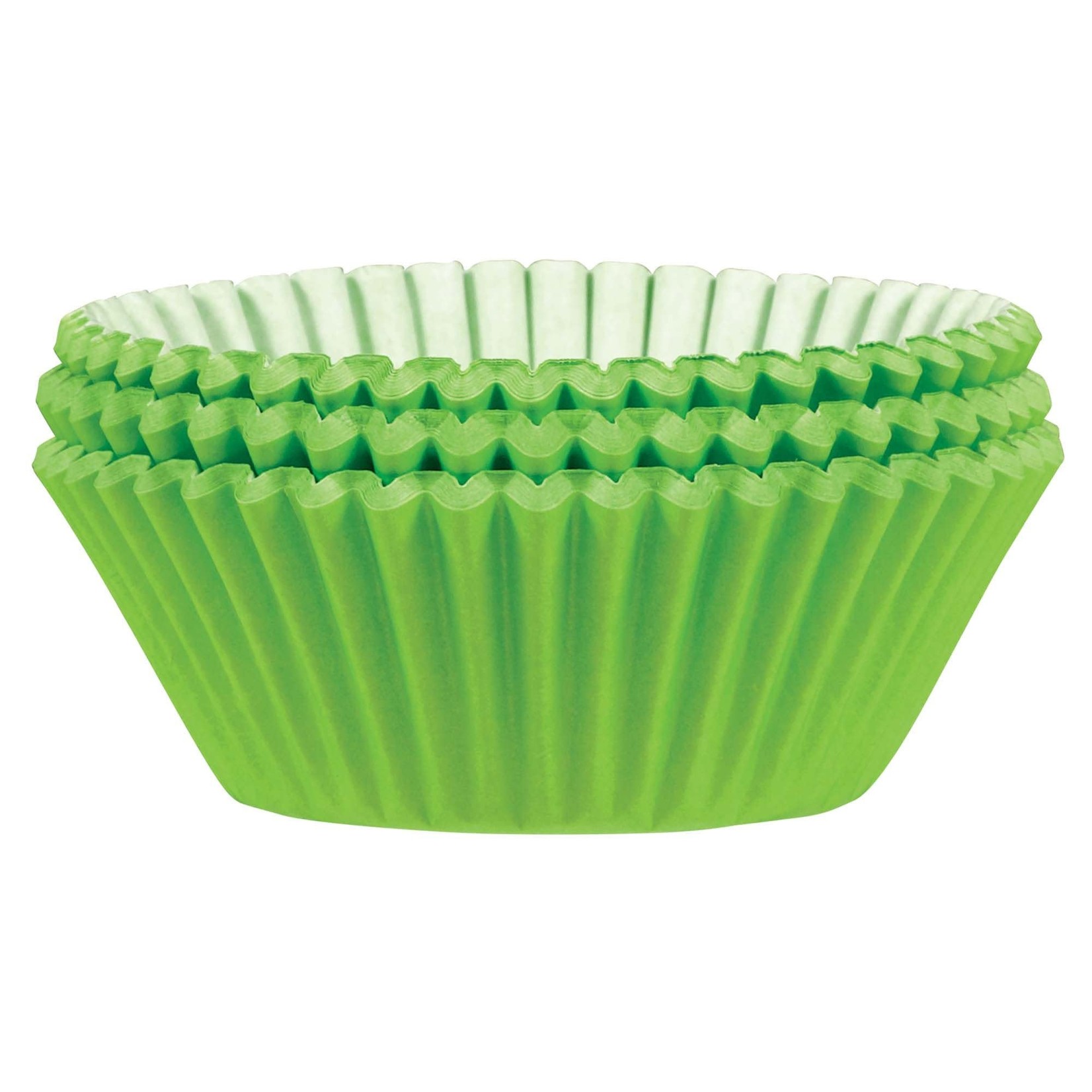 Amscan 2" Kiwi Lime Cupcake Baking Cups - 75ct.
