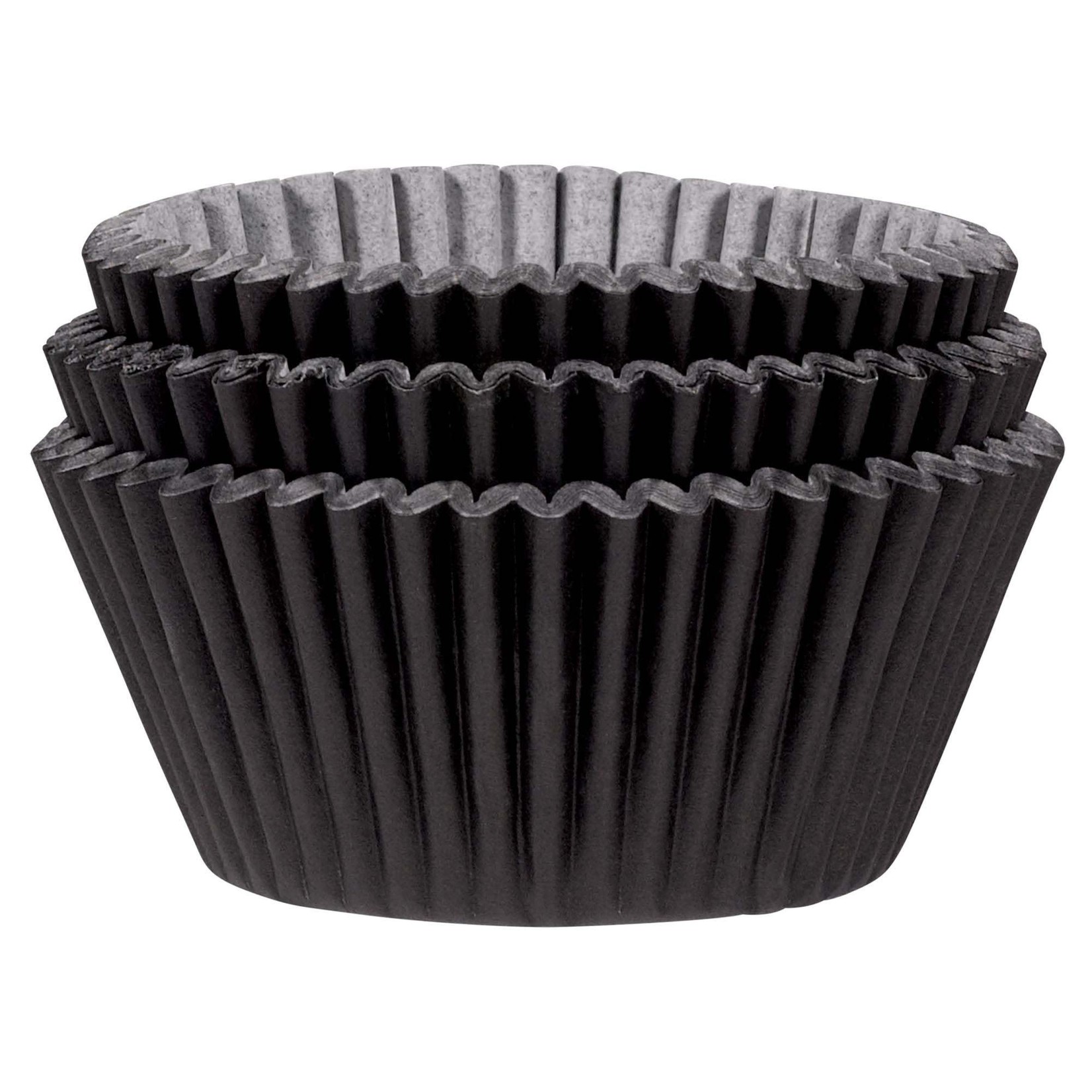 Amscan 2' Black Baking Cups - 75ct.