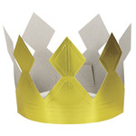 unique Happy Birthday Gold Crown - 1ct.