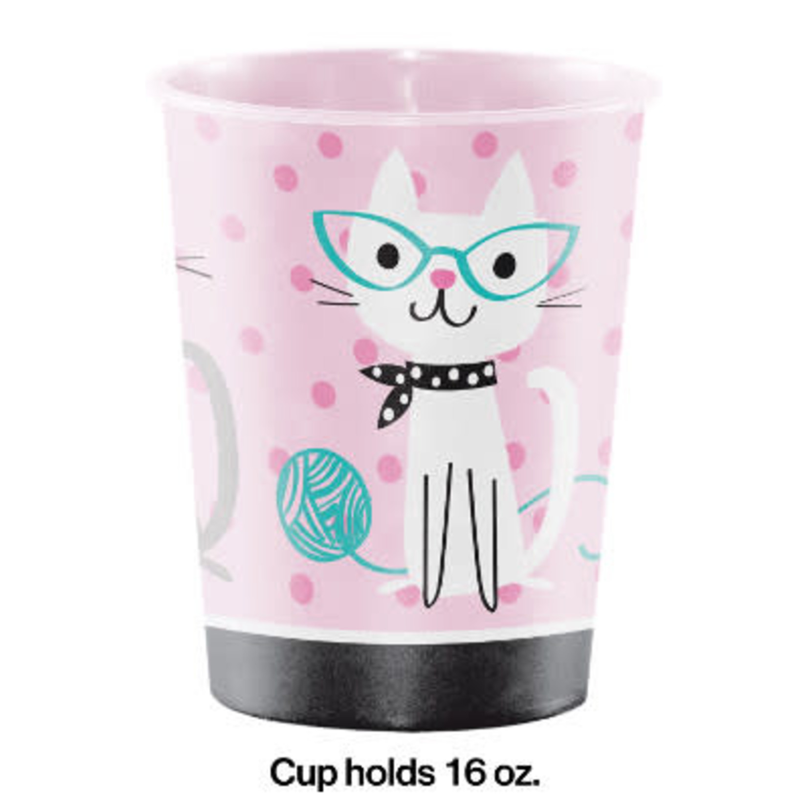 Creative Converting 16oz. Purr-Fect Party Favor Cup - 1ct.