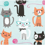 Party Creations Purr-Fect Party Beverage Napkins - 16ct.