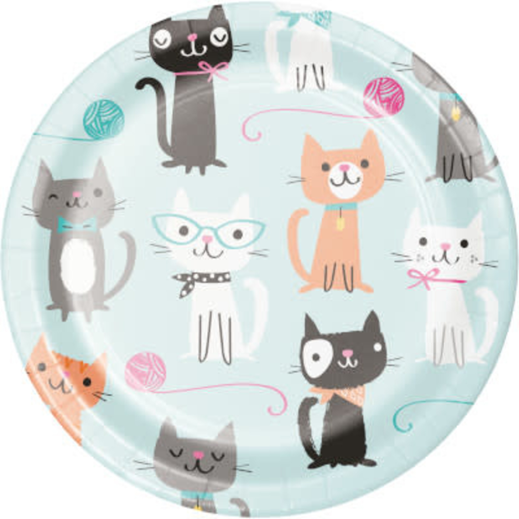 Party Creations Purr-Fect Party 7" Plates - 8ct.