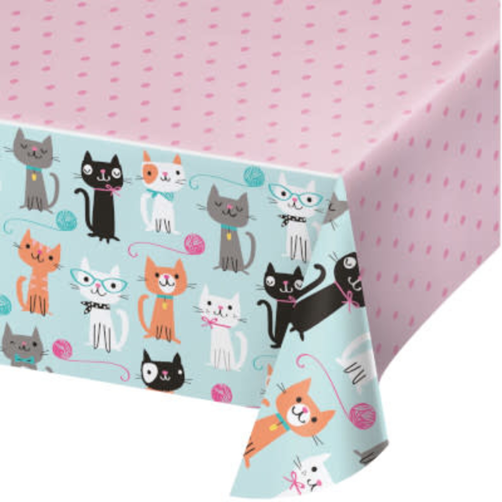 Party Creations Purr-Fect Party Tablecover - 54" x 102"