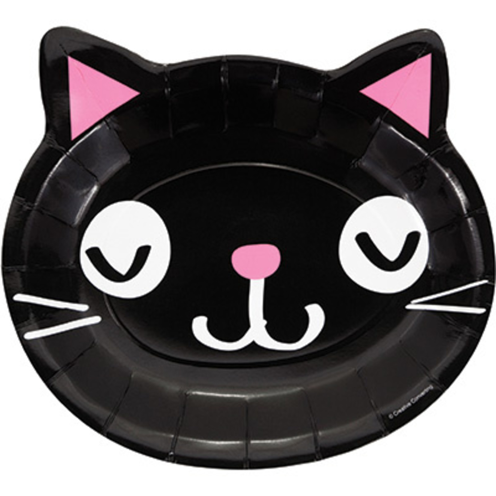 Party Creations 9" Purr-Fect Party Shaped Plates - 8ct.