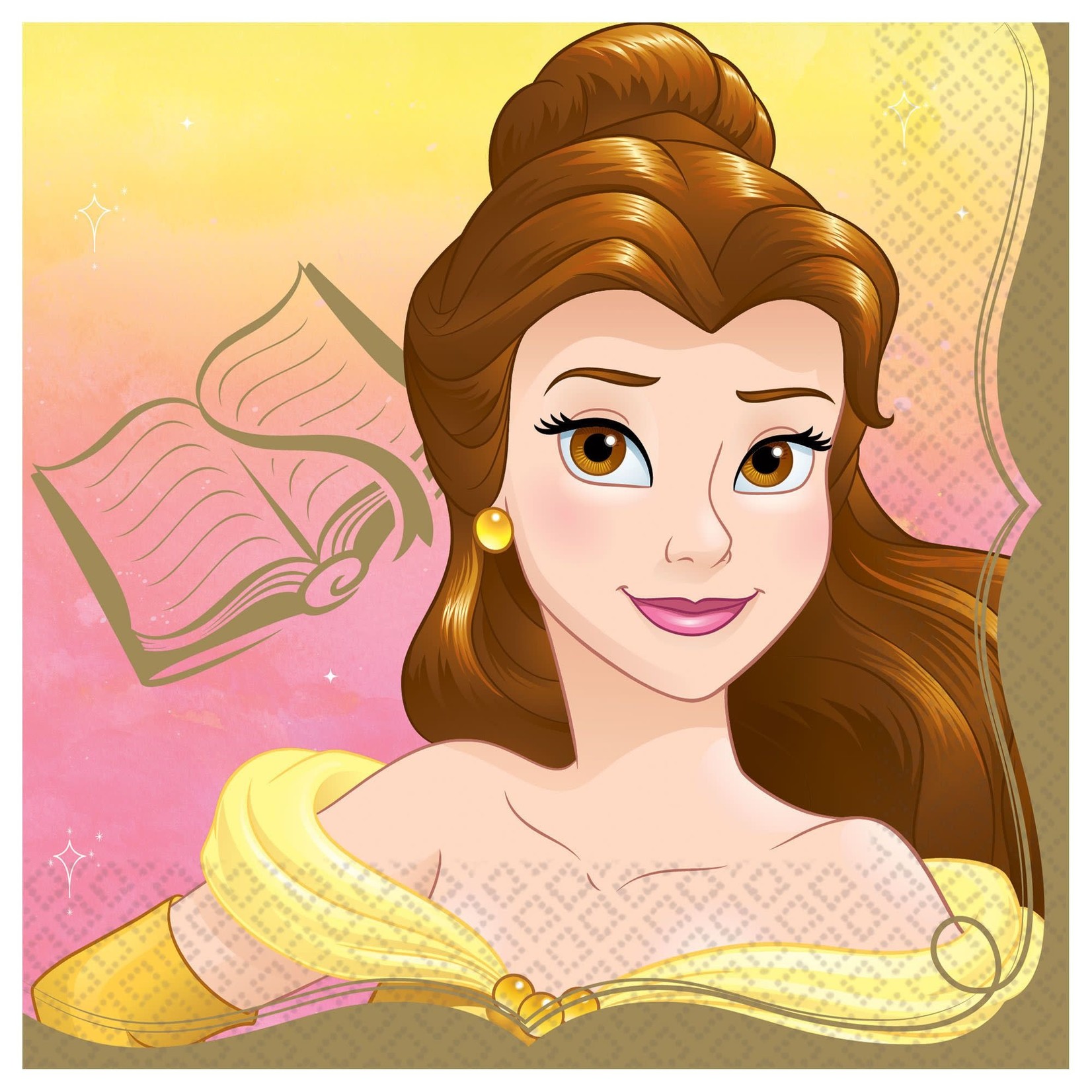 Amscan Disney Princess Belle Lun. Napkins - 16ct.