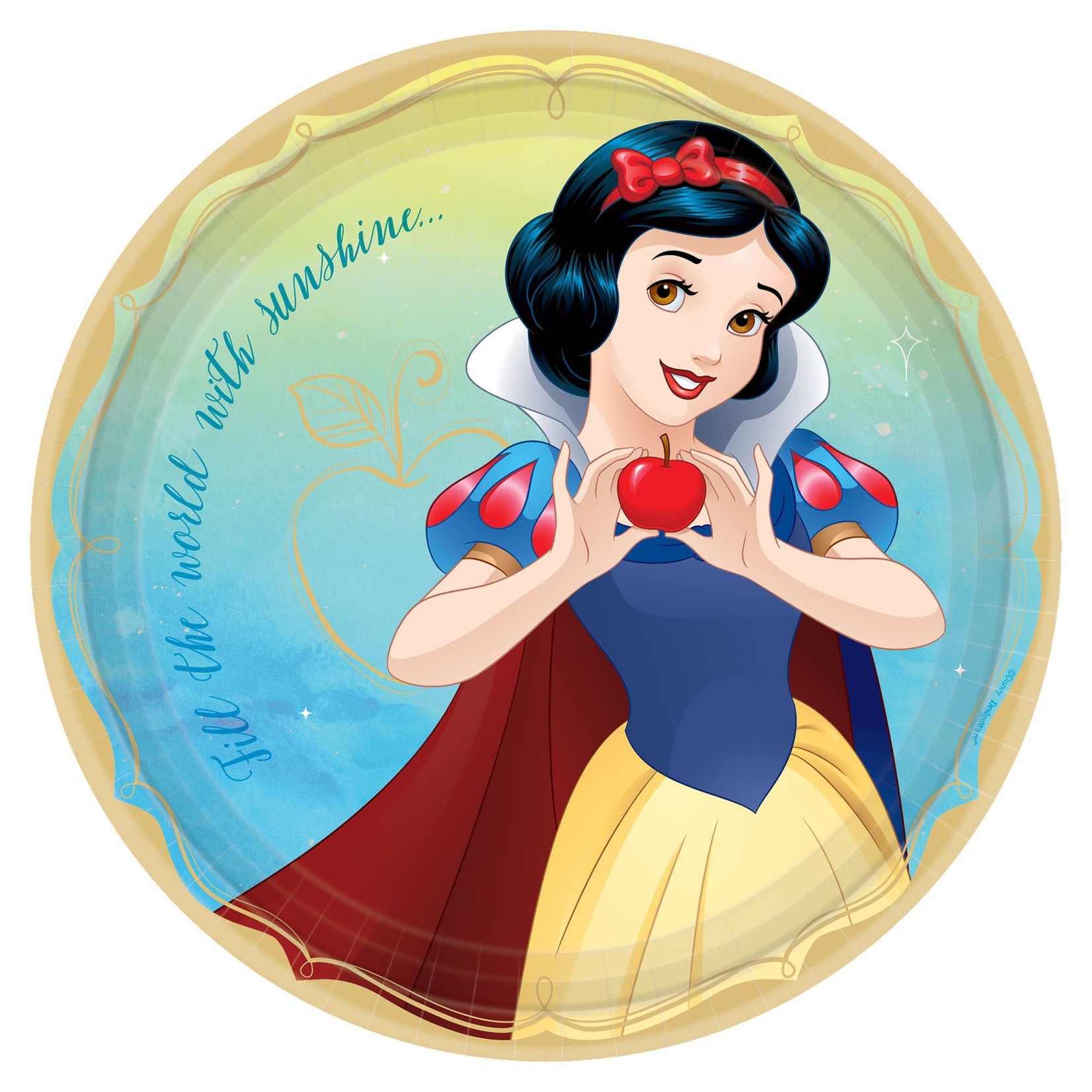 Amscan Disney Princess Snow White 9" Plates - 8ct.
