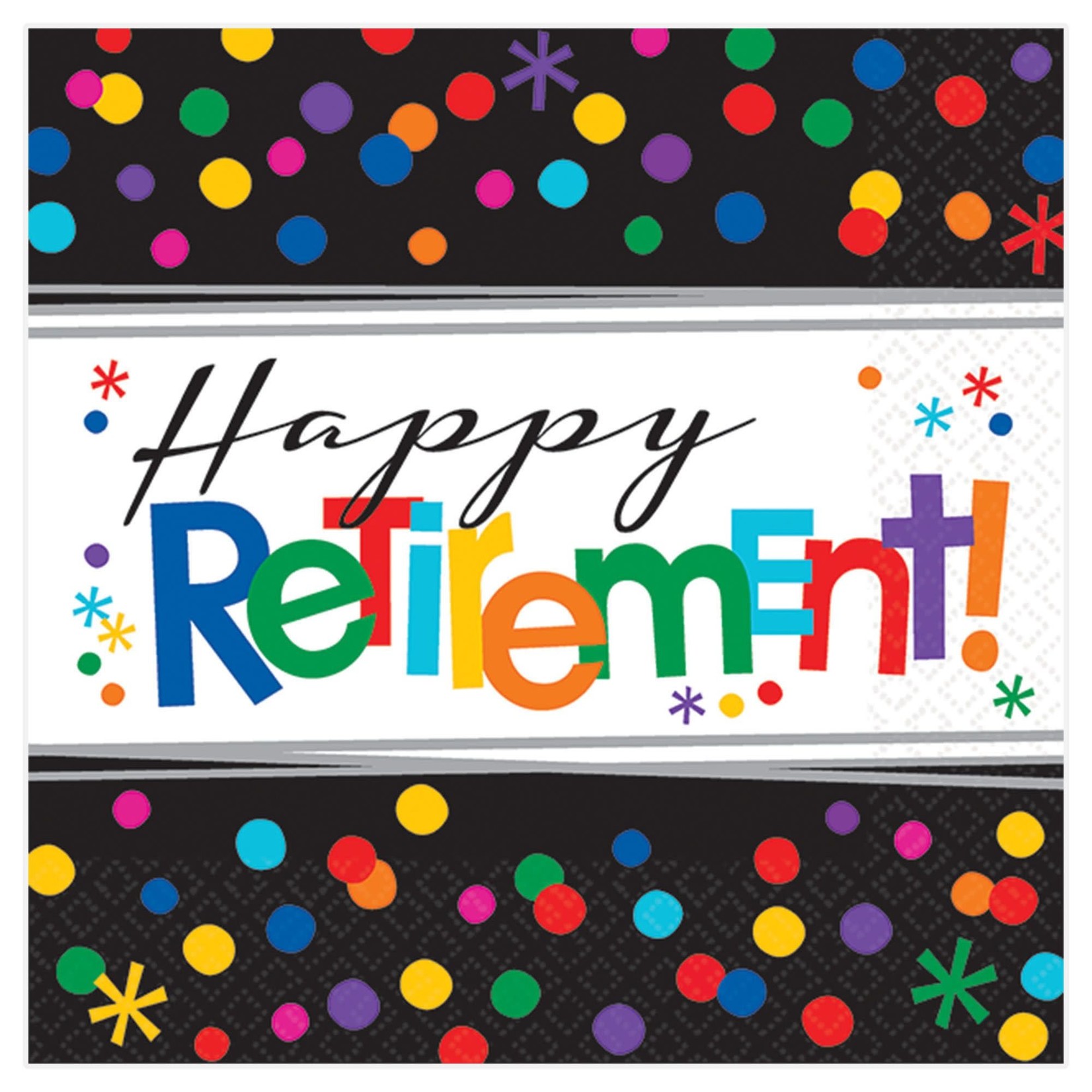Amscan Officially Retired Beverage Napkins - 16ct.