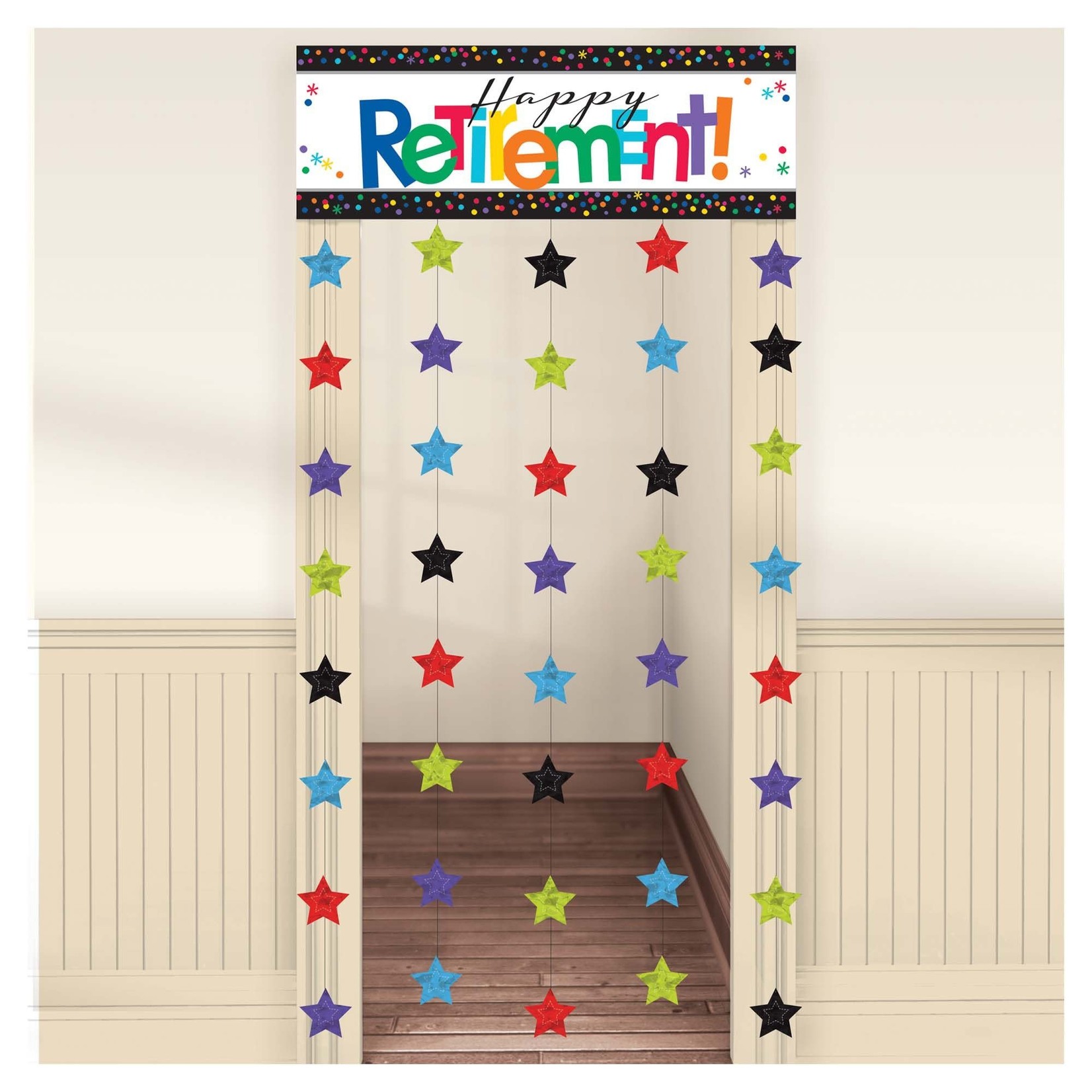 Amscan Officially Retired Doorway Curtain - 39" x 77"