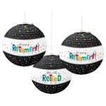 Amscan Officially Retired Paper Lanterns - 3ct.