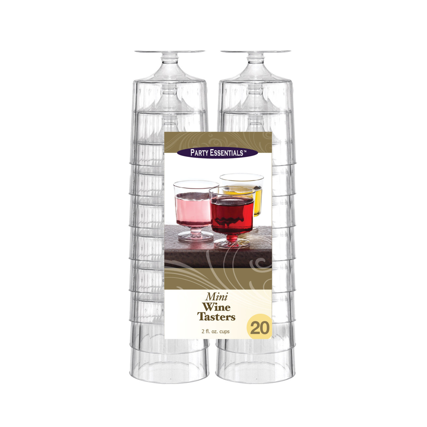 Party Essentials 2oz. Clear Mini Wine Tasters - 20ct. (1 pc.)