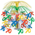 Beistle 18" 70th Cascade Centerpiece - 1ct.