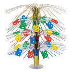 Beistle 18" Multicolor "18" Cascade Spray Centerpiece - 1ct.