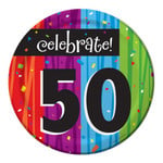 Creative Converting 50th Milestone Celebration 7" plates - 8ct.