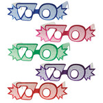Beistle 70th Glittered Foil Eyeglasses - 1ct.