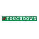 Beistle Touchdown Metallic  Fringe Banner - 5ft.