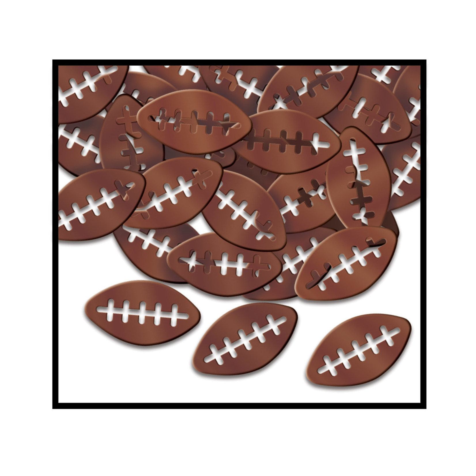 Beistle Football Confettit - 0.5oz