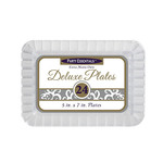 northwest Clear 5" x 7" Rectangle Appetizer Plates - 24ct.