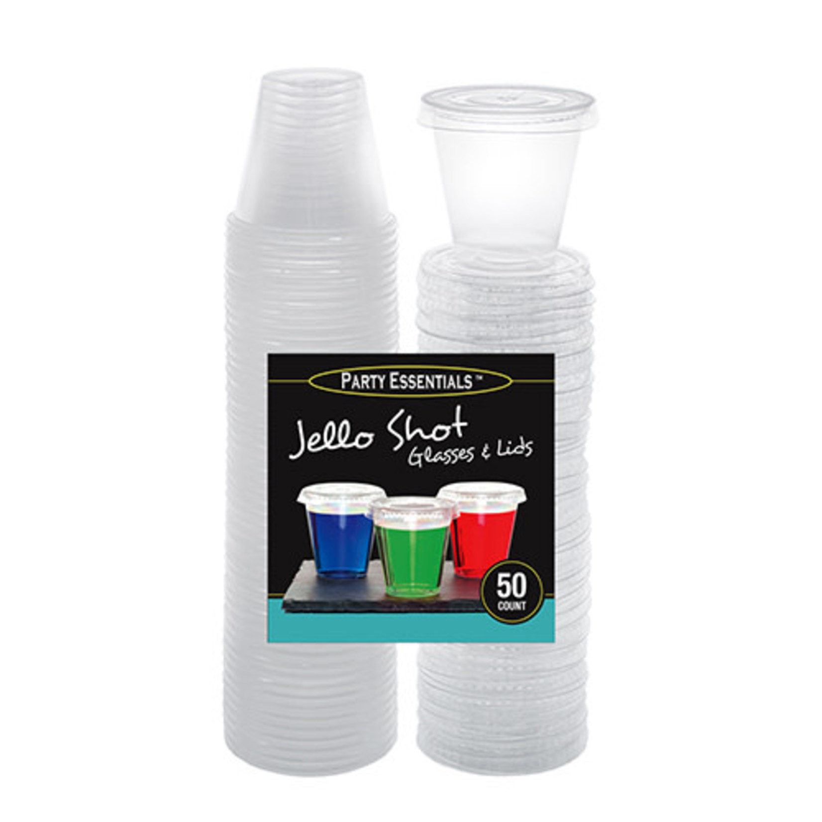 northwest 2oz. Jello Shot Glasses w/ Lids - 50ct.