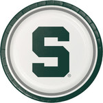 COLLG 9" Michigan State Spartans Plates - 8ct.