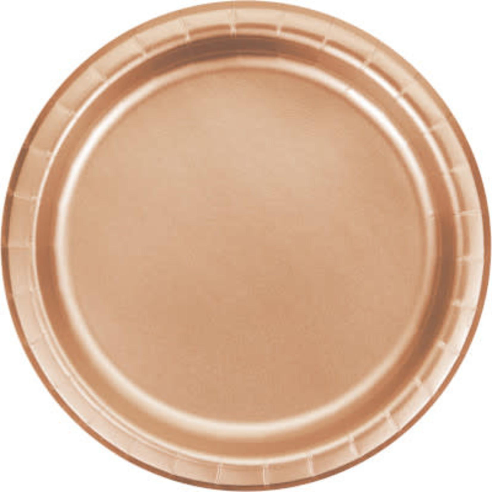 TOC 7" Rose Gold Plate - 8ct.