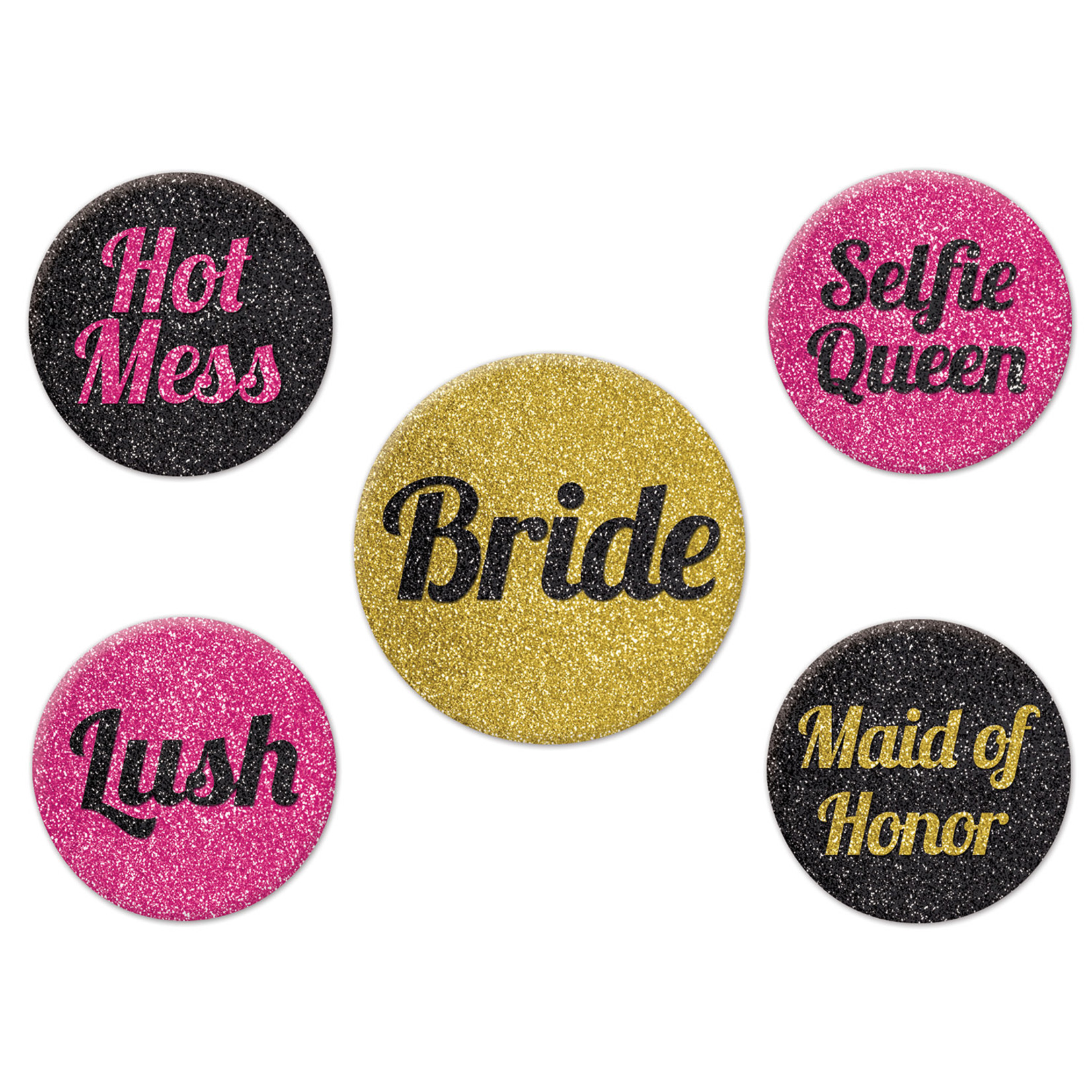Beistle Bachelorette Party Buttons - 5ct.