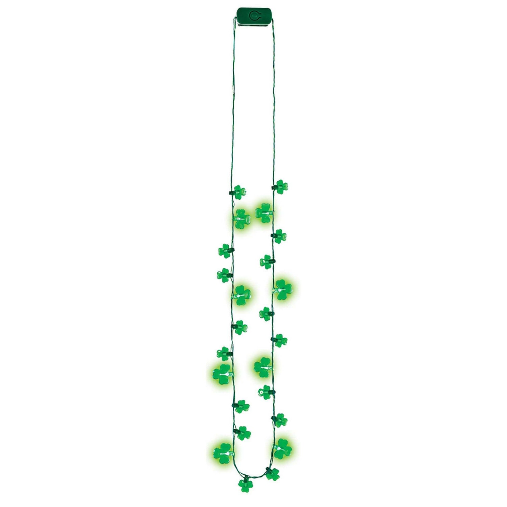 Amscan St. Patrick's Day Shamrock Light Up Necklace - 1ct.