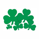 Beistle 9" Green Shamrock Cutout - 1ct.