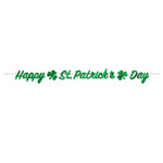 Beistle Happy St. Patrick's Banner - 7ft.