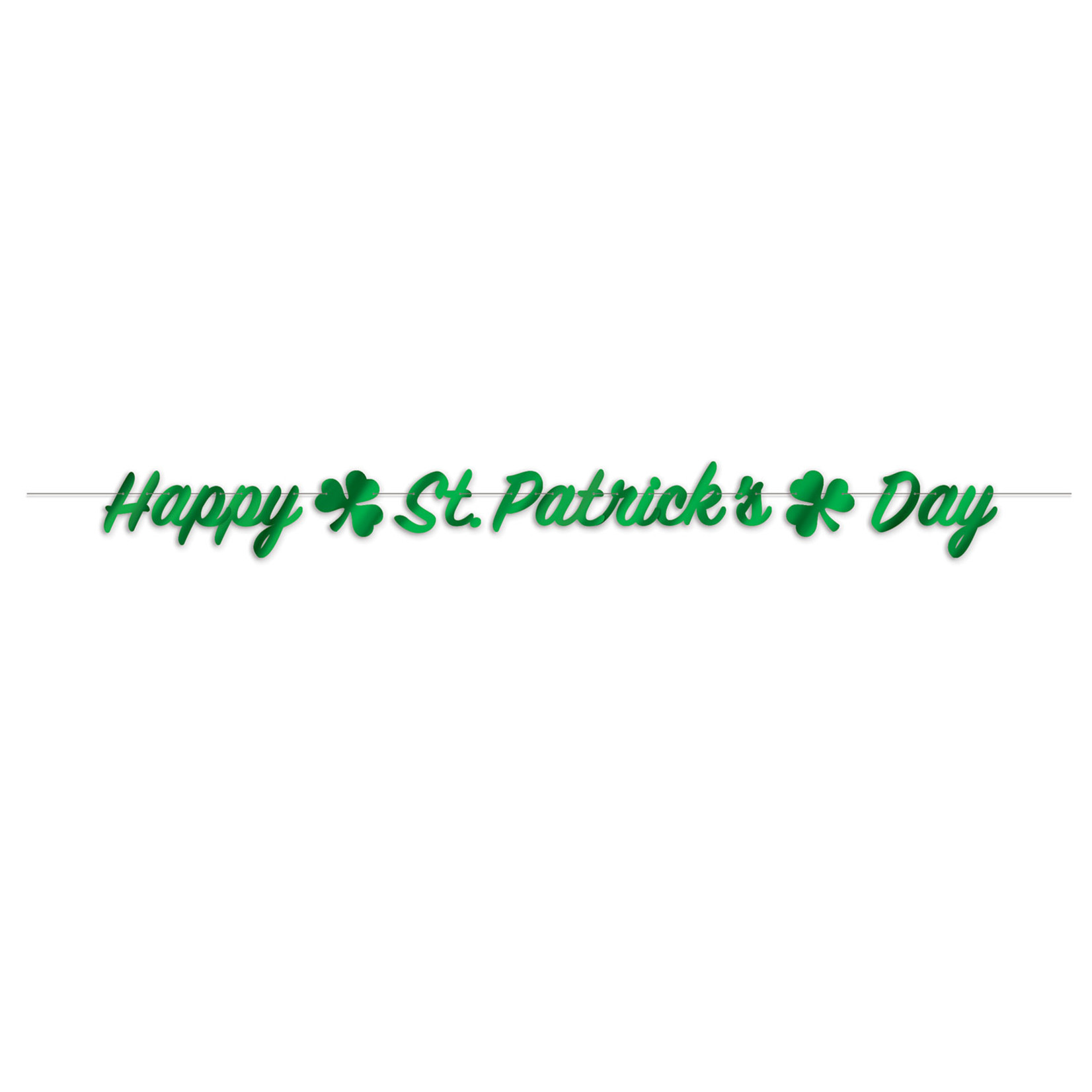 Beistle Happy St. Patrick's Banner - 7ft.