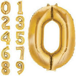 Paper  First Affiliates 40" Gold Number Balloons