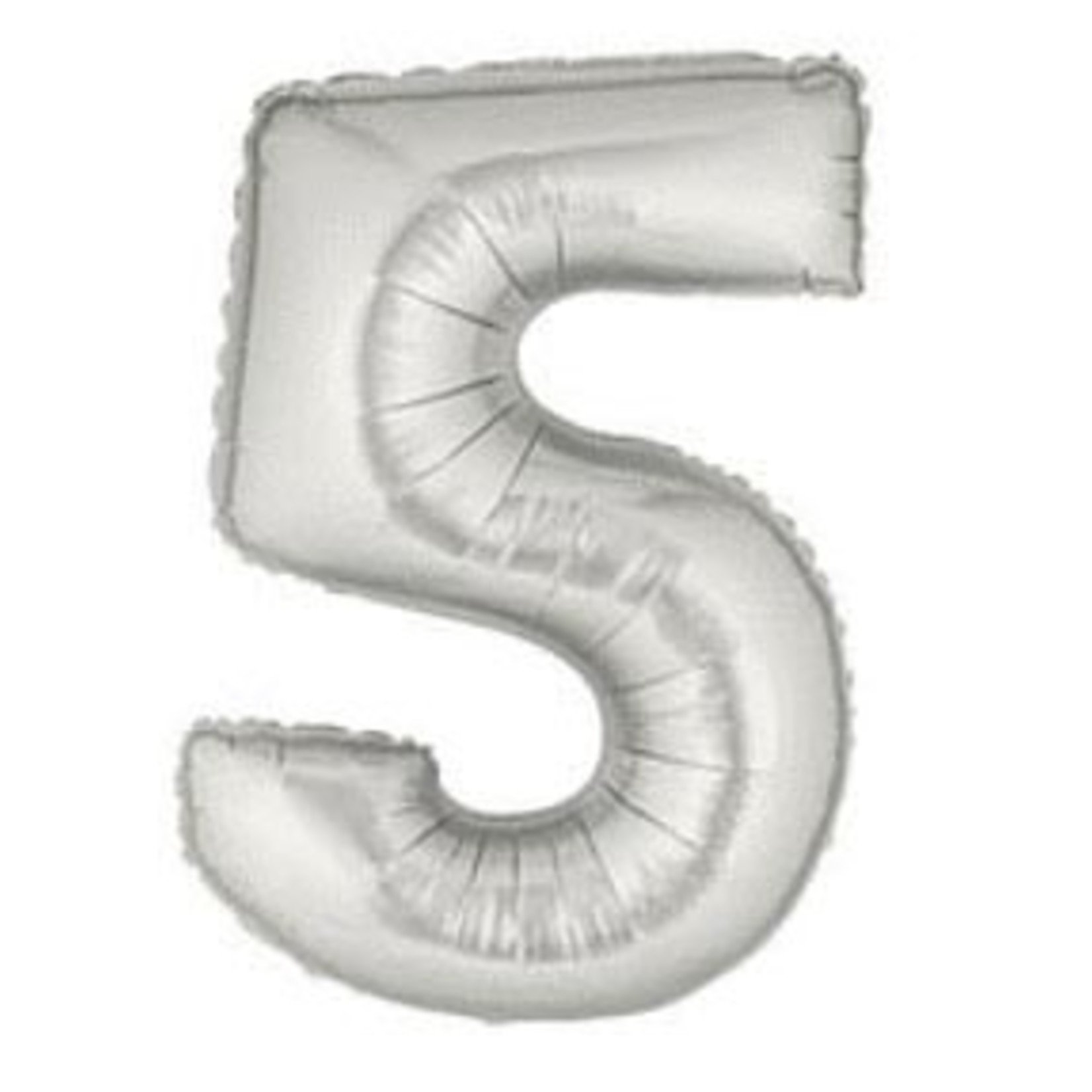 Paper  First Affiliates 40" Silver Numbered Balloons