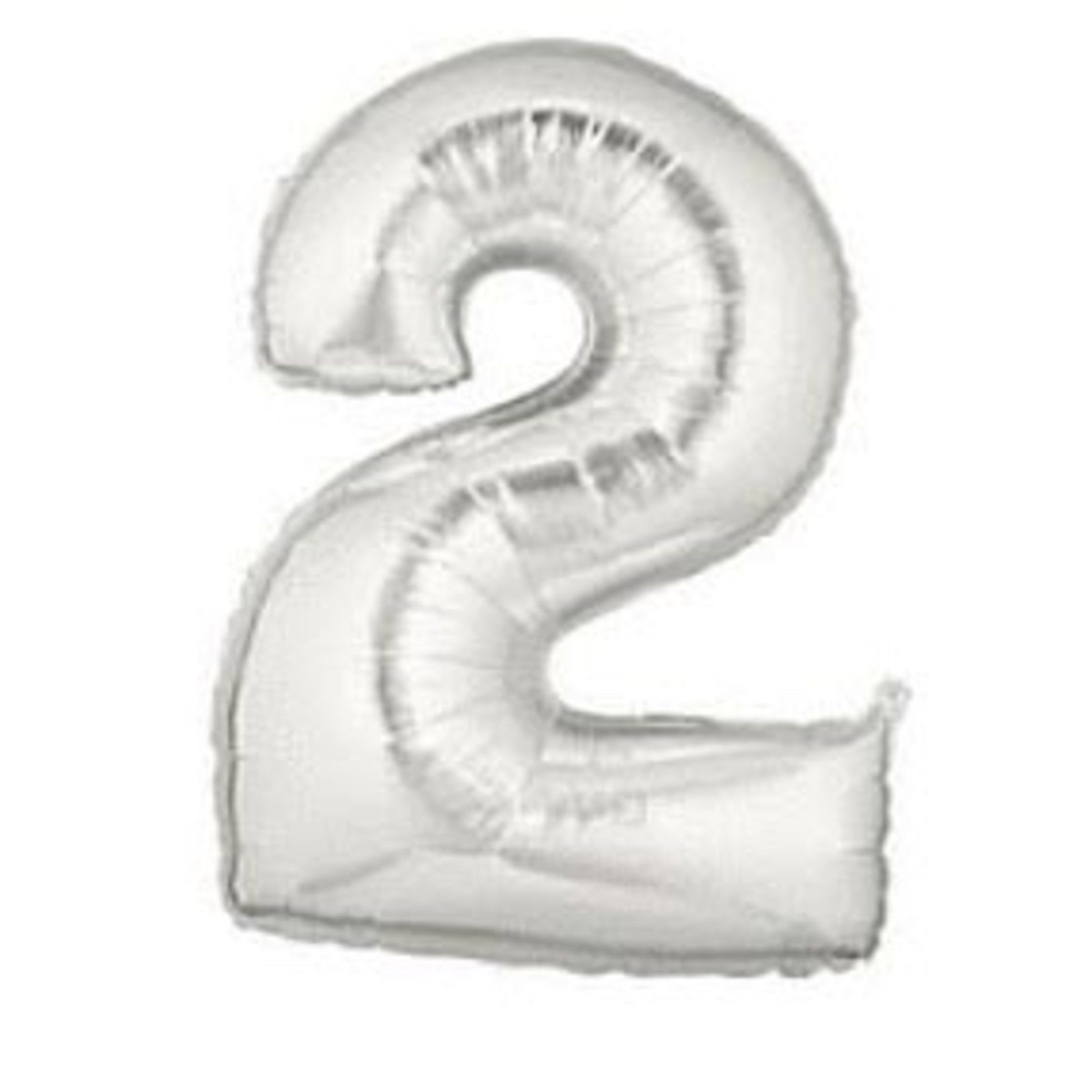 Paper  First Affiliates 40" Silver Numbered Balloons