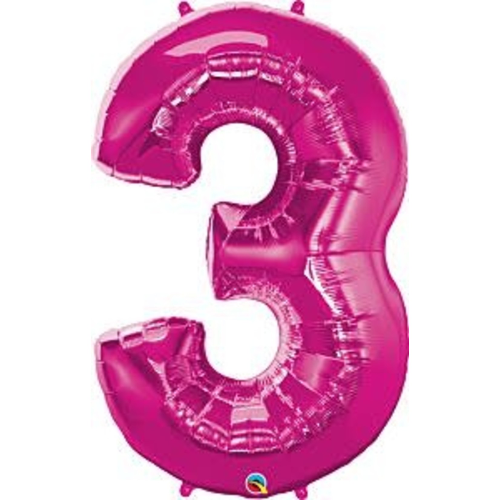 Paper  First Affiliates 40" Hot Pink Numbered Balloons