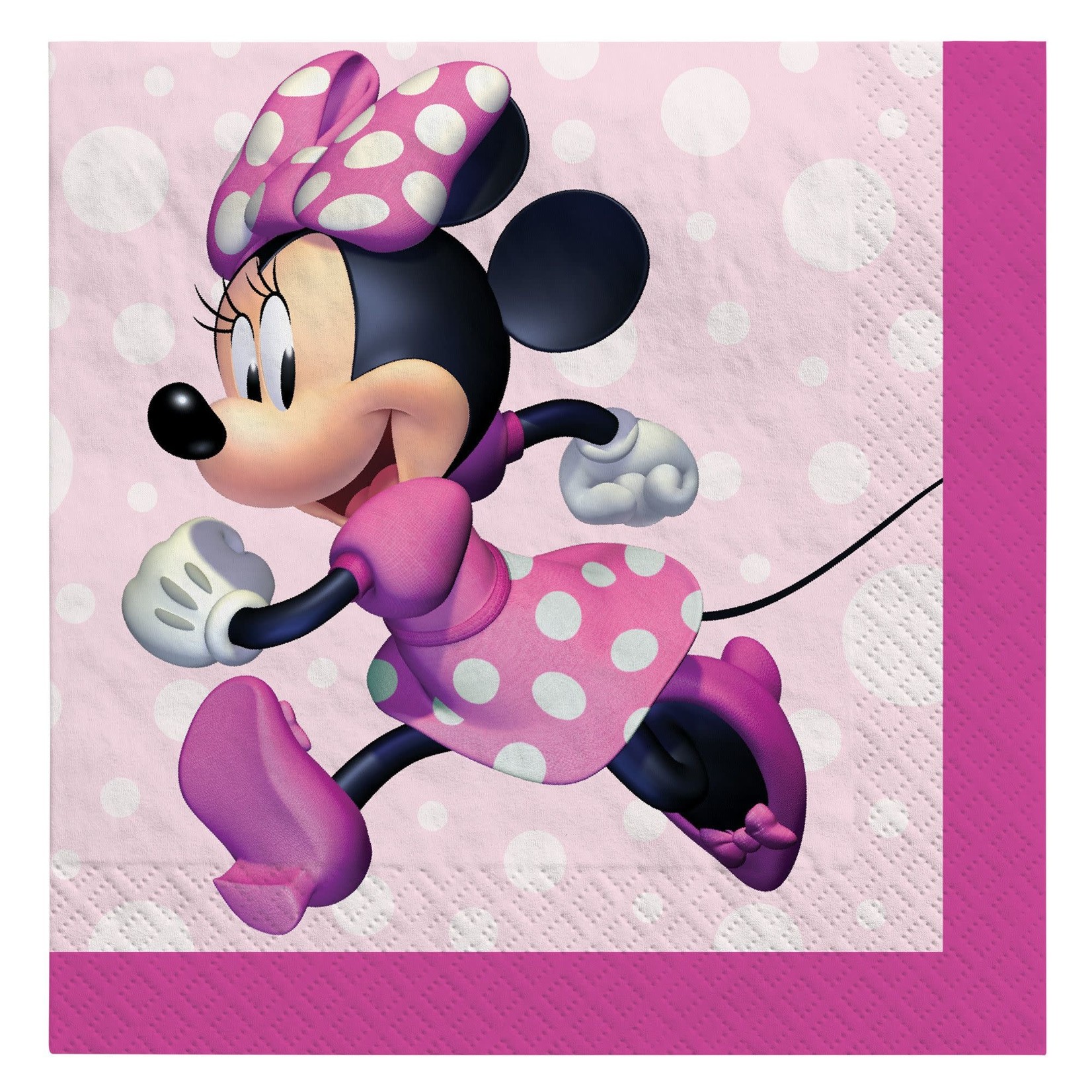 Amscan Minnie Mouse Forever Bev. Napkins - 16ct.