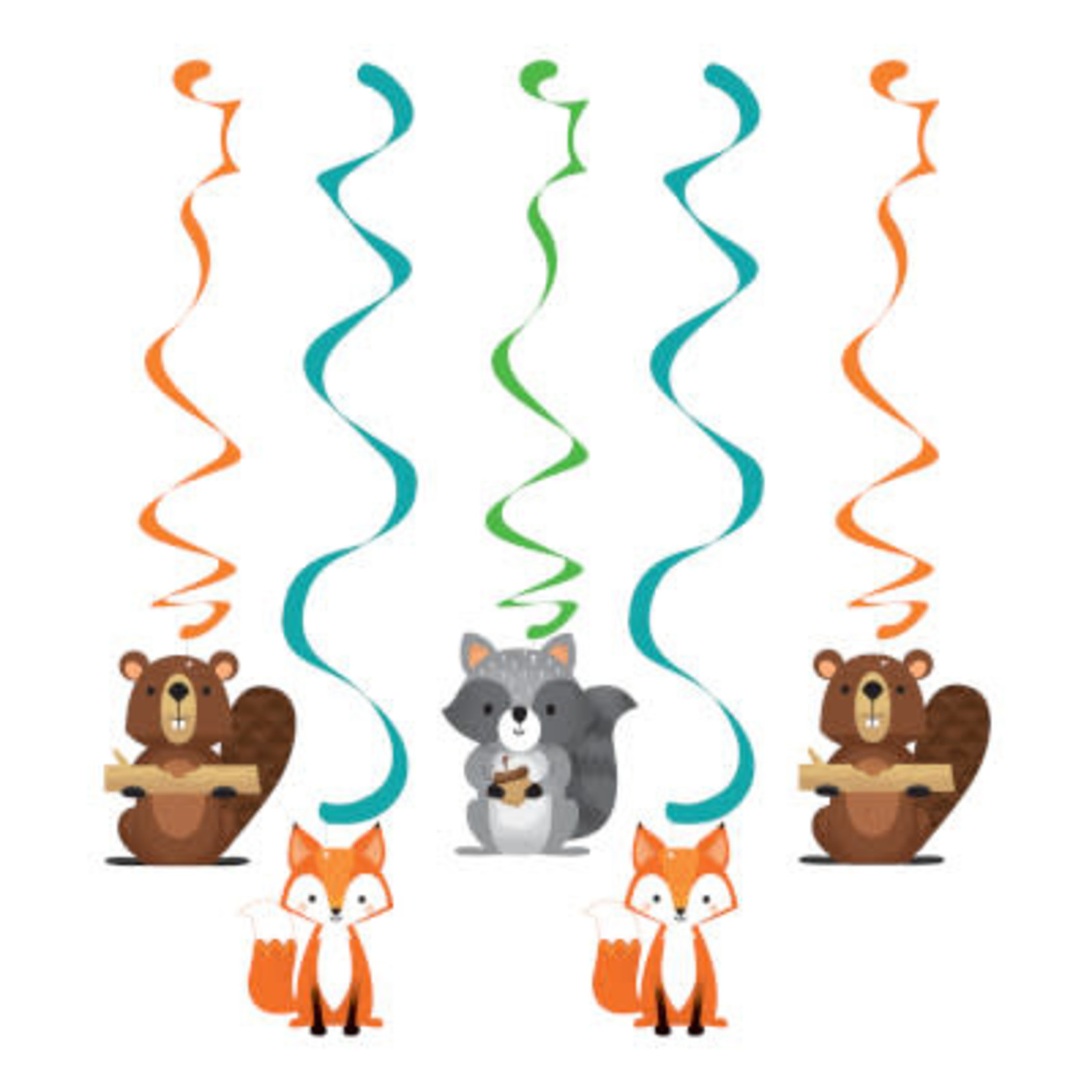 Creative Converting Wild One Dizzy Danglers - 5ct.