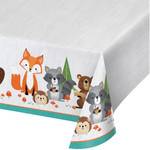 Creative Converting Wild One Plastic Tablecover - 1ct.  (54" x 102")