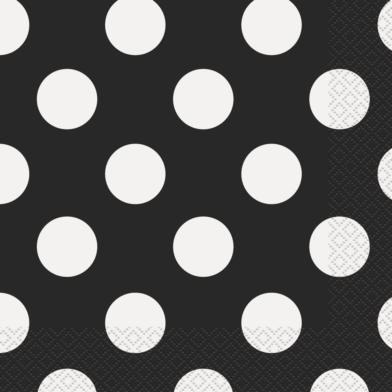 unique Black Dots Lunch Napkins - 16ct.