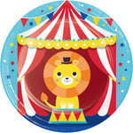 Party Creations Circus Party 7" Plates - 8ct.