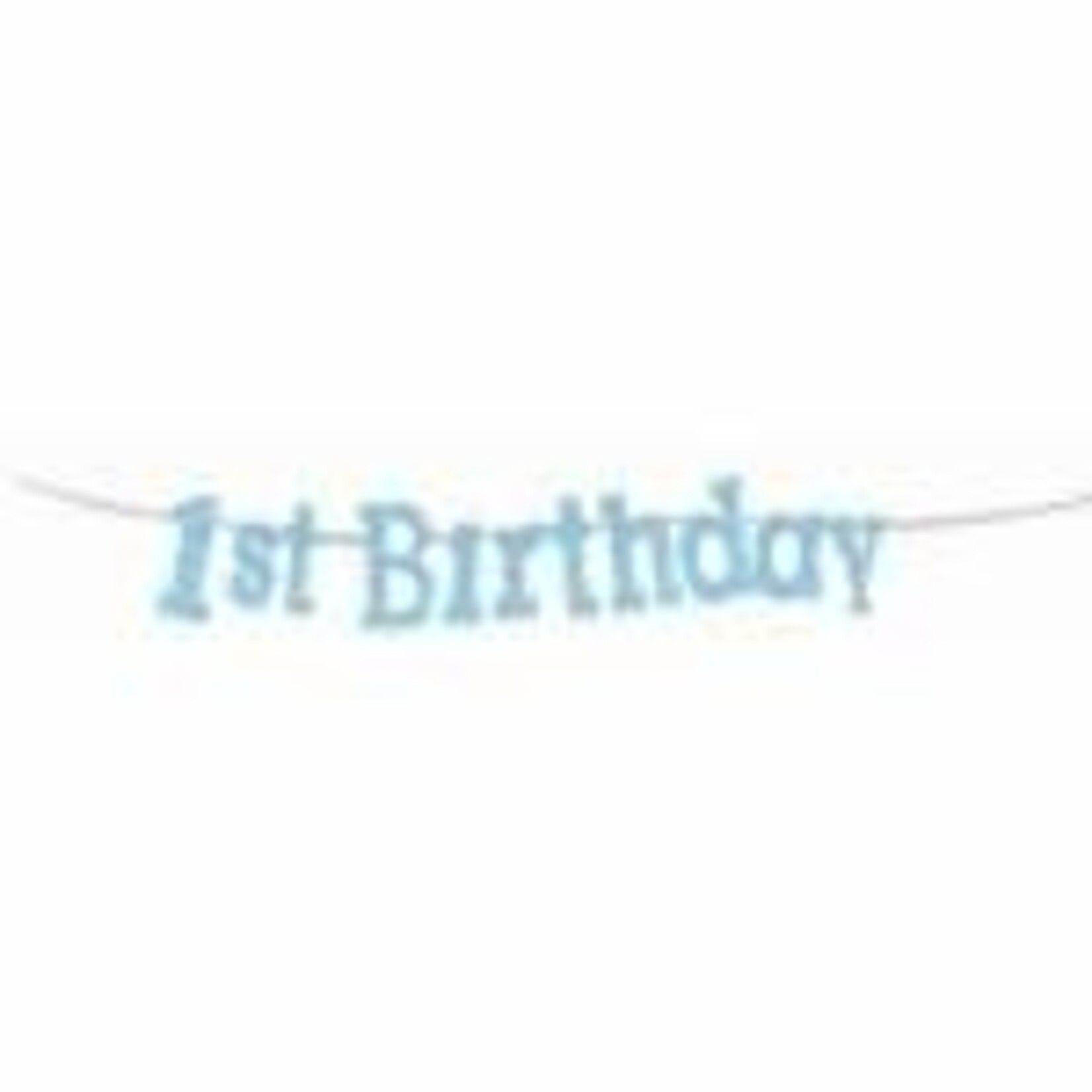 forum 1st birthday Boy Glitter Banner - 8ft.